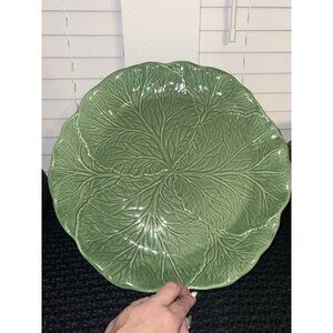 Metlox Poppytrail California Green Cabbage‎ Ceramic Platter 14”